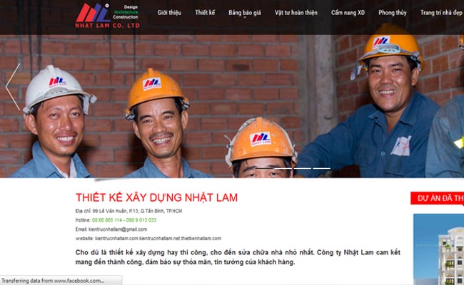 Website xây dựng 007 